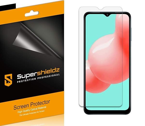 Supershieldz 6 Pack Screen Protector for Samsung Galaxy A32 5G High Definition Clear Shield PET