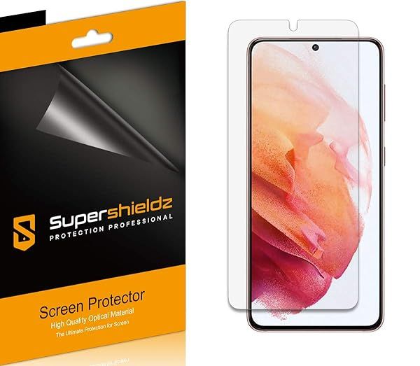 Supershieldz 6 Pack Screen Protector for Samsung Galaxy S21 5G High Definition Clear Shield PET