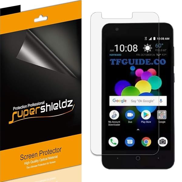 Supershieldz 6 Pack Screen Protector for ZTE Blade T2 Lite Z559DL High Definition Clear Shield