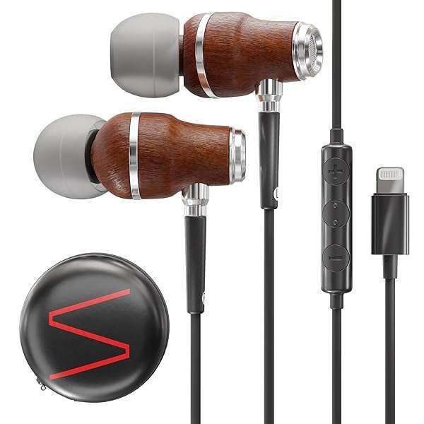 Symphonized iPhone Earphones: Deep Bass, 3D Sound, Noise Cancelling & Microphone Control - MFI Certified for iPhone SE to 14