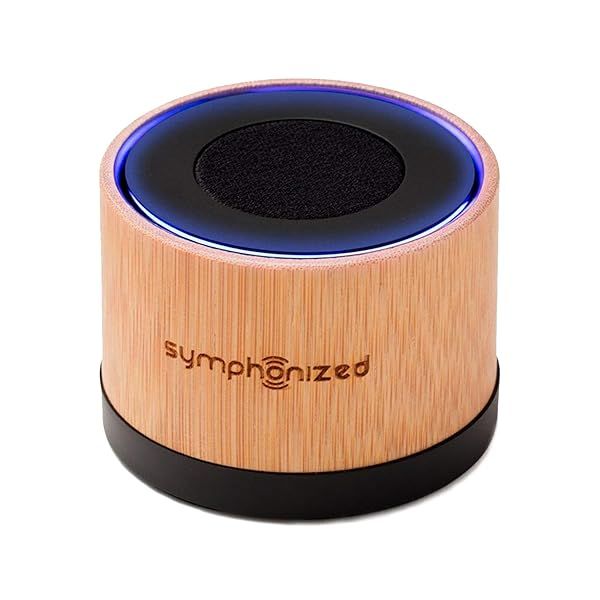 Symphonized NXT Premium Bamboo Wood Bluetooth Speaker Compatible with iOS Android Devices and MP3 Players