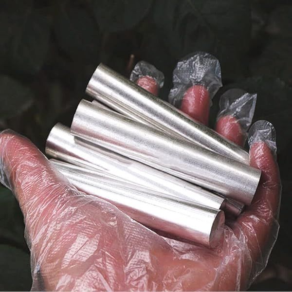 TEAMWILL 5PCS 99.99? Magnesium Metal Rod Mg Bar 16mm x 90mm 0.63