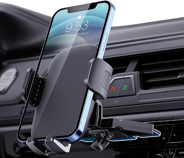 TICILFO Phone Mount for Car Phone Holder Mount Upgraded Metal CD Slot Phone Holder Car Cell Phone Holder Thick Cases Friendly iPhone Holder for Car