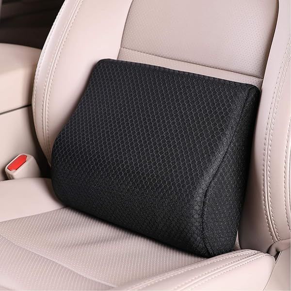 Ultimate TISHIJIE Memory Foam Lumbar Support Pillow for Car - Comfort & Back Pain Relief