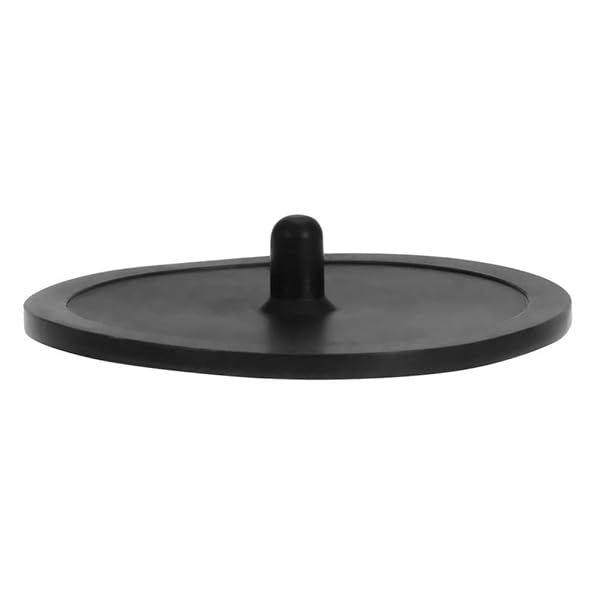 TOPINCN 50mm Espresso Blind Filter Rubber Insert Black 1 Count for Perfect Coffee Extraction