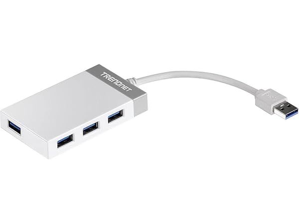 TRENDnet 4-Port USB 3.0 Hub TU3-H4E: Compact, Plug & Play, Compatible with Windows, Mac, Linux & Nintendo Switch