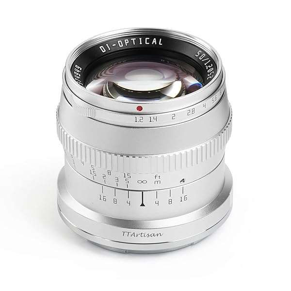 TTArtisan 50mm F1.2 Manual Focus Lens for Sony E Mount Cameras: A5000 to A6600 & NEX Series