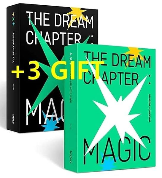 The Dream Chapter Magic SET ver with Official Folded Poster Extra Photocards and MAFF Aerosilver Premium 3D Mask Arcadia Sanctuary set