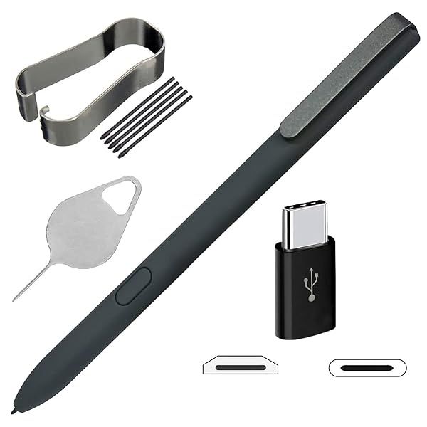 Tab S3 Pen Replacement EJ-PT820BBEGUJ Stylus for Samsung Galaxy Tab S3 9.7 inch with Touch S Pen Tips and Repair Accessories Black