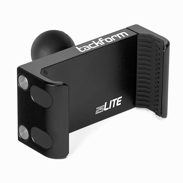 Tackform Enduro 25LITE Phone Holder - Spring Tension Optimized for in Vehicle Use, Truck and Fleet, Rock Crawling | 1