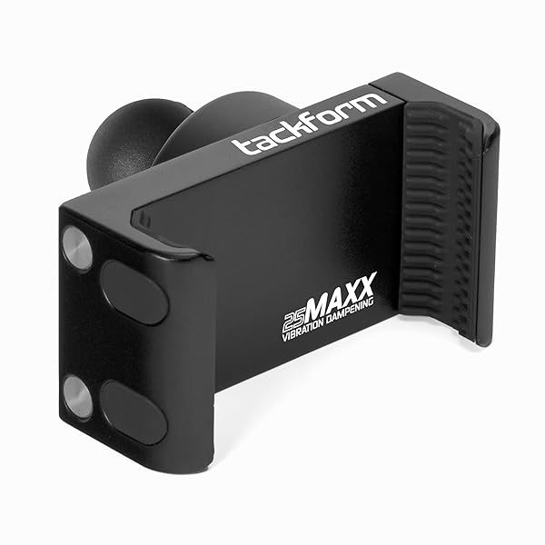 Tackform Enduro 25MAXX Vibe Phone Holder - Vibration Dampening - Spring Tension Optimized for Motorcycle and SXS Aggressive Off Road Terrain | 1
