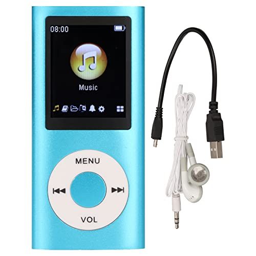 Tangxi MP3 Player MP4 Player,MP4 Music Player with Earphones,Classic Digital 1.8 Inch LCD Screen,Support 64G Memory Card,8h Playtime,Random Play and