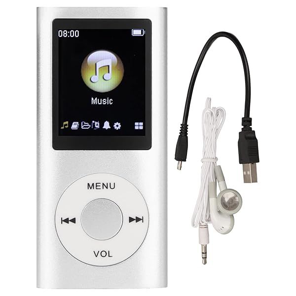 Tangxi MP3 Player MP4 Player,MP4 Player with Earphones,Classic Digital 1.8 Inch LCD Screen,Support 64G Memory Card,8h Playtime,Random Play and Sleep