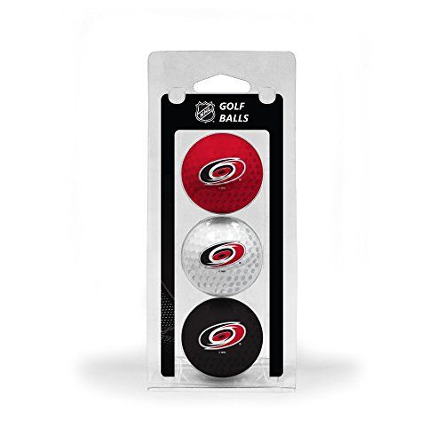 Carolina Hurricanes Golf Balls - 3 Pack Regulation Size with Full Color Team Imprint
