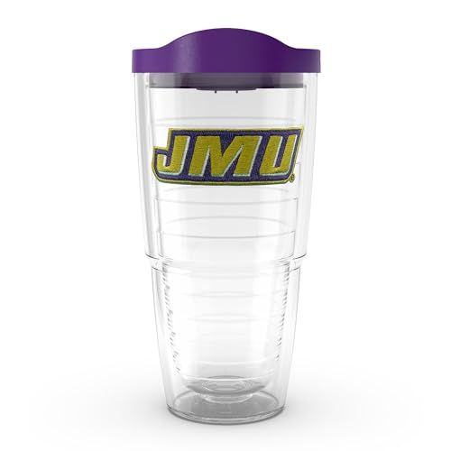 Tervis Double Walled JMU Dukes Insulated Tumbler Cup 24oz Made in USA Keeps Drinks Cold and Hot