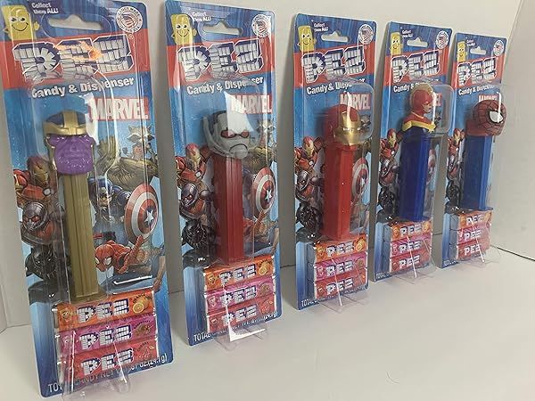Marvel Avengers Pez Dispenser with 3 Refill Candies - Collectible Heroes Vary!