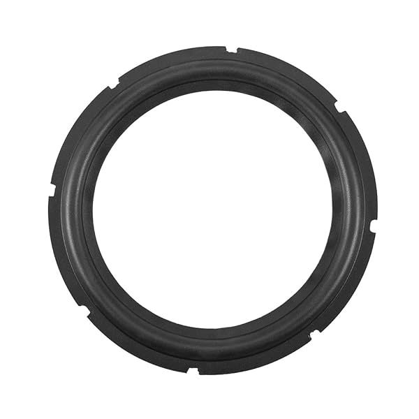 Tihebeyan 10-Inch Perforated Speaker Rubber Surround Rings - Replacement Parts for DIY Speaker Repair (1 PC)
