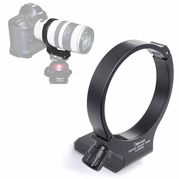 Tripod Mount Ring Camera Lens Collar Socket for Canon EF 28-300mm and 70-300mm Lenses with ARCA-Swiss Quick Release Plate