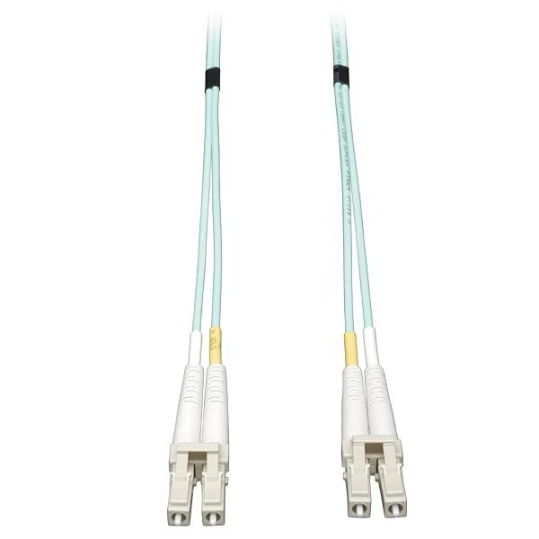 Tripp Lite 10Gb OM3 LSZH Fiber Patch Cable 20M (LC/LC) - Aqua, High-Speed Duplex for Reliable Networking