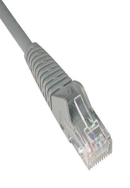 Tripp Lite 75-ft Cat6 Gigabit Snagless Patch Cable (RJ45 M/M) - Gray | High-Speed Networking Solution