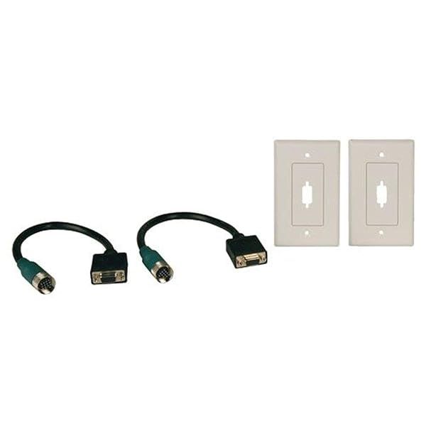 Tripp Lite Easy Pull Type A Connectors VGA Faceplates F F Set EZA VGAF 2 for Fast and Reliable Connections