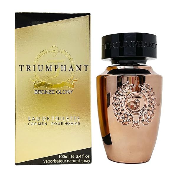Triumphant Bronze Glory for Men - 3.4 oz Eau de Toilette | Nu Parfum - Bold Fragrance for Every Occasion