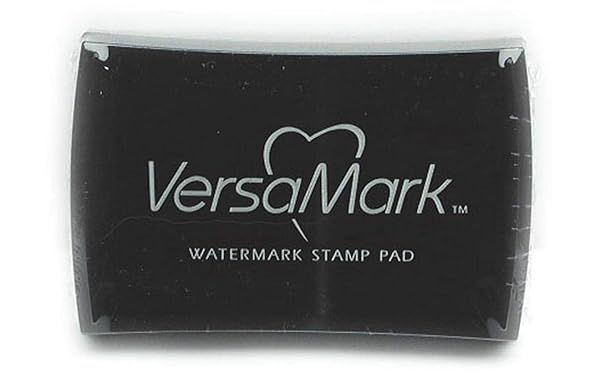 Buy Tsukineko VM000001 VersaMark Pigment Inkpad - Full-Size 3x2 Inch Clear Ink for Crafting