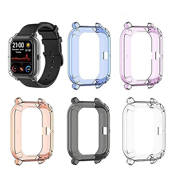 Turnwin Soft TPU Shockproof Case for Xiaomi Huami Amazfit GTS - Slim Bumper Protector in 5 Colors