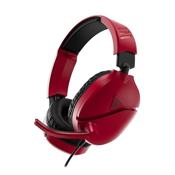 Buy Turtle Beach Recon 70 Gaming Headset - PS5, Xbox, Switch, PC - Lightweight, Flip-to-Mute Mic, 40mm Speakers - Midnight Red