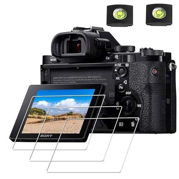 ULBTER A1 Screen Protector for Sony Alpha 1 - 9H Tempered Glass, Anti-Scratch, Anti-Fingerprint, 3+2 Pack
