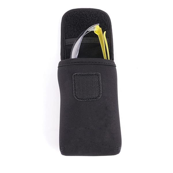 USA Gear Safety Glasses Case with Belt Loop & Carabiner - Fits 3M, Radians, Pyramex, Dewalt - Ideal for Work Crews & Hunters
