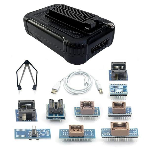 USB Universal Programmer TL866II Plus for EEPROM Flash MiniPro BIOS AVR AL PIC SP MCU with 9 Adapters Fast Update Tool