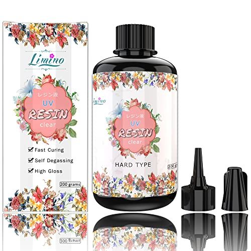 200g UV Resin - Crystal Clear Curing Resin for DIY Jewelry & Craft Projects | Sunlight Activated Transparent Glue