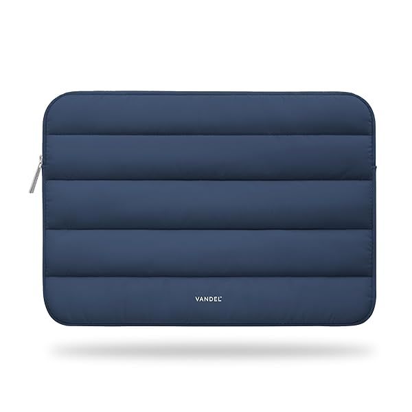 VANDEL Original Puffy Laptop Sleeve Case for 13-14 Inch Laptops Compatible with MacBook Air Pro iPad Pro HP Dell ASUS