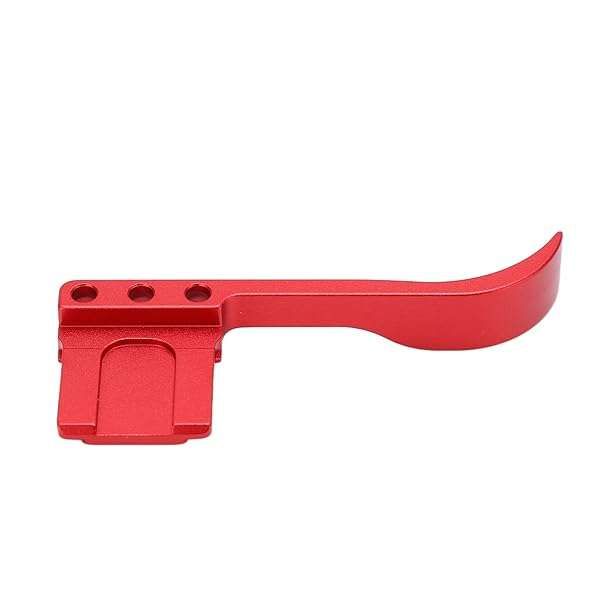VBESTLIFE Aluminum Thumb Handle for Sony A7C - Metal Cold Shoe Grip Upgrade Accessories (Red)