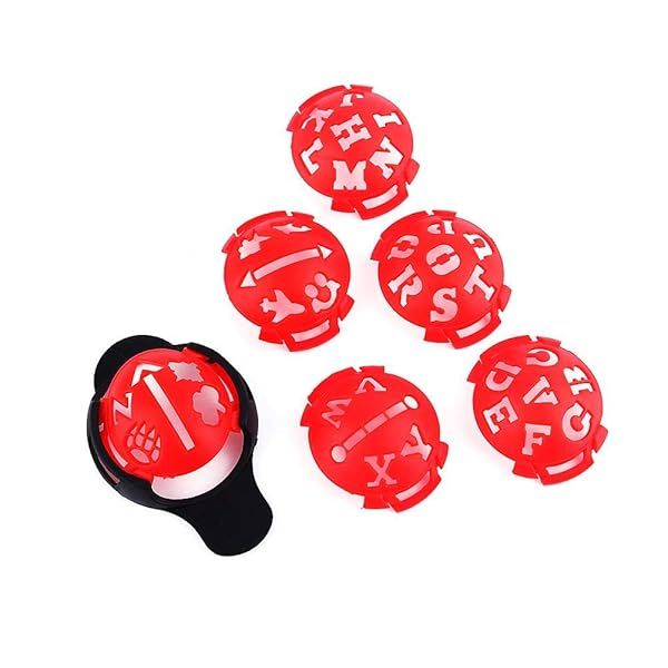 VGEBY 6Pcs Ball Line Marker Set - Precision Alignment Tool for Accurate Drawing & Marking in Sports