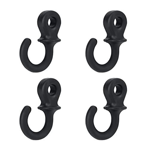 VGEBY 4Pcs Monkey Tail Bow String Stabilizer - Rubber Shock Absorber for Compound Bows (Black)
