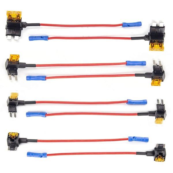 VIOFO 4PCS 2 Packs Circuit Fuse Tap ATO Mini Micro2 Mini Low Profile Adapter Holder for Easy Installation