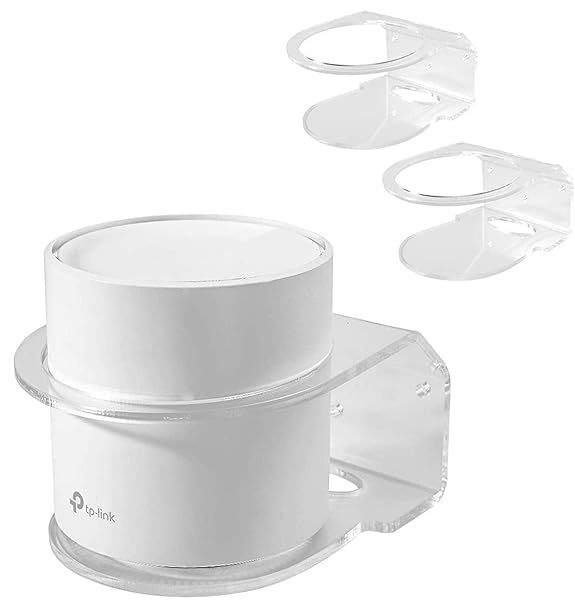 VOMENC Wall Mount Holder for TP-Link Deco X20 X55 Pro X60 X68 WiFi 6 Mesh System Sturdy Space Saving 2 Pack