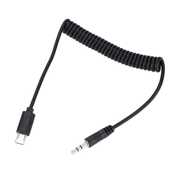 VPR1 3.5mm/2.5mm Shutter Release Cable for Sony Cameras RX1, RX10, A7 Series & More - Black