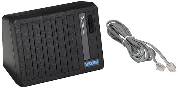 Valcom V762BK Talkback Desktop and Wall Speaker Black for Clear Communication and Versatile Use