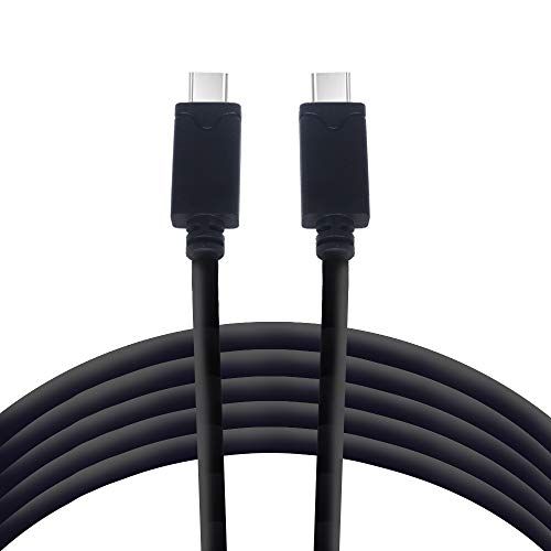 Vebner 20ft USB C to USB C Cable Extra Long Compatible with Samsung iPad Pro Android Devices Camera Tethering Black