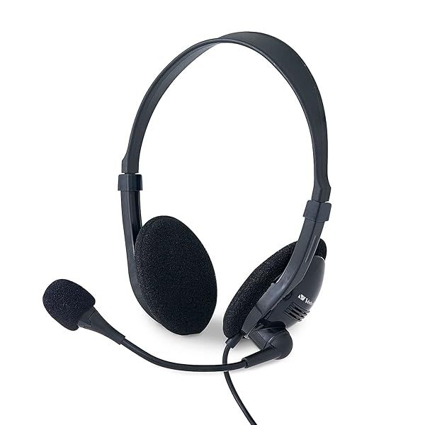 Verbatim Stereo USB Headset with Microphone & In-Line Remote - Perfect for Gaming & Calls