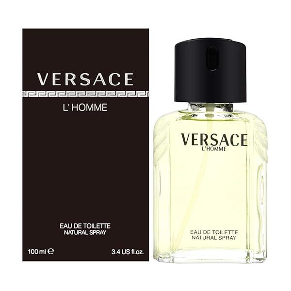 Versace L'Homme Eau de Toilette Spray 3.4 oz - Timeless Fragrance for Men