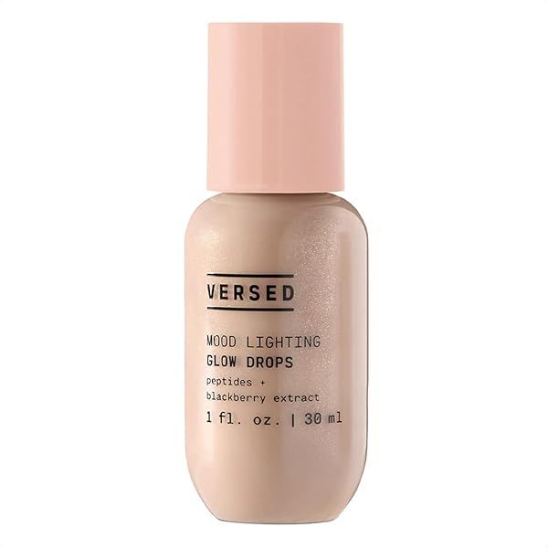 Versed Mood Lighting Glow Drops: Vegan Liquid Highlighter & Bronzer with Antioxidants & Hyaluronic Acid