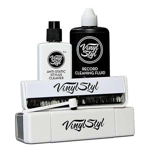 Vinyl Styl Ultimate Record Care Kit: Brushes, Fluid & Case for Perfect Vinyl Maintenance