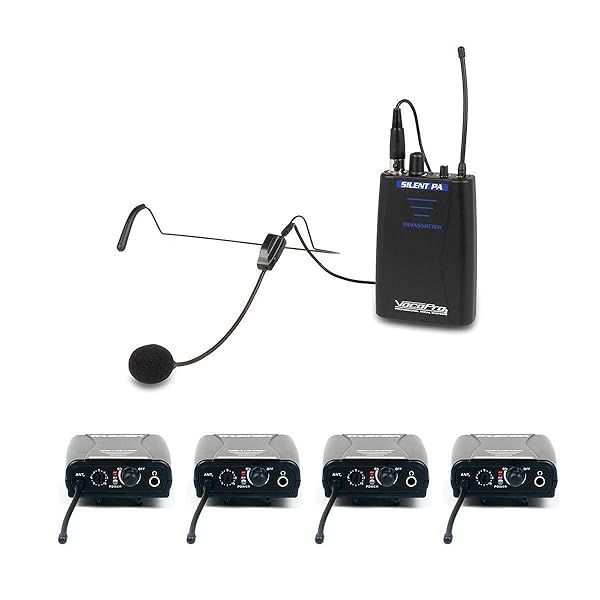 VocoPro SilentPA-IFB-4: Best One Way Communication System for TV & Film Production