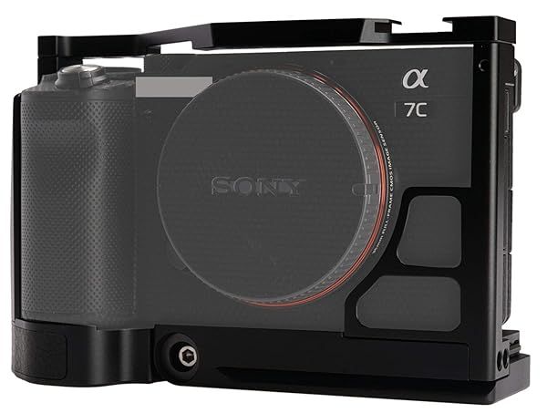 WEPOTO A7C Cage Quick Mounting Plate for Sony A7C Protects Camera from Abrasion and Enhances Traction