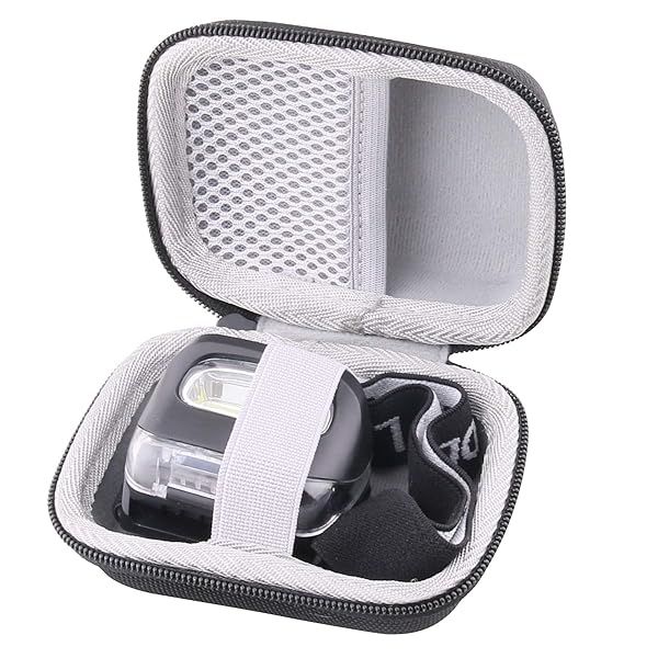 WERJIA Hard Carrying Case for PETZL TIKKINA & Garmin Varia RVR315 - Durable Protection for Headlamps & Radar Detectors