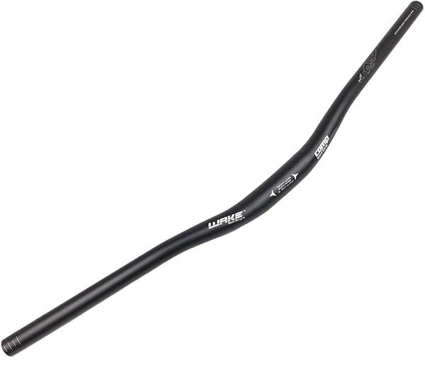 Wake 31.8mm MTB Riser Handlebar - Aluminum Alloy, Extra Long 720/780mm, Matte Black Finish